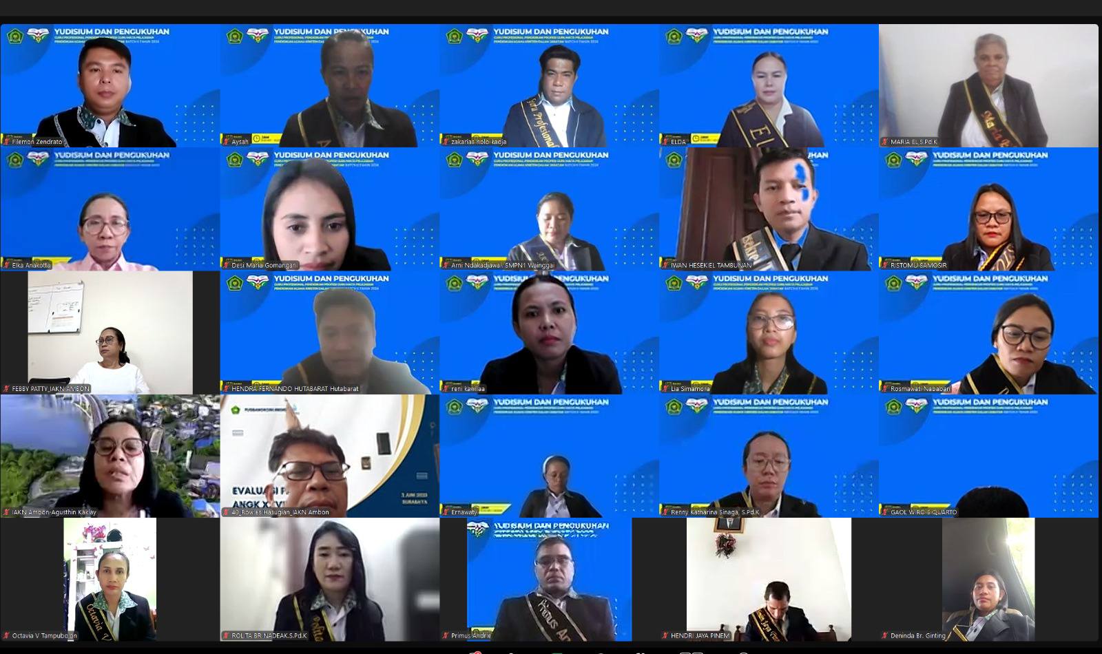 IAKN Ambon Kukuhkan 80 Guru Profesional Pendidikan Agama Kristen Batch II Tahun 2024