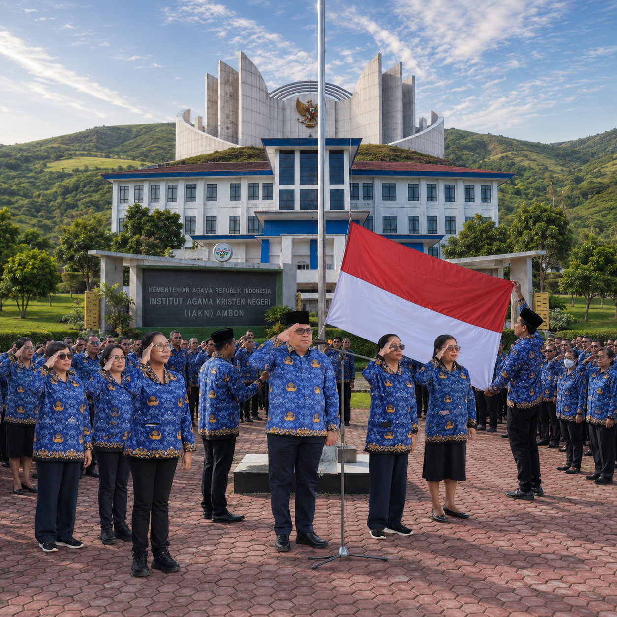 IAKN Ambon Gelar Upacara Hari Kebangkitan Nasional 2026, Tekankan Kedaulatan Digital dan Perlindungan Generasi Muda
