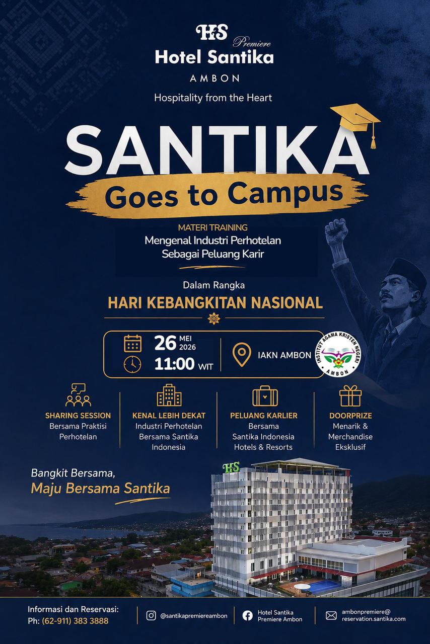Hotel Santika Premiere Ambon Gelar “Santika Goes to Campus” di IAKN Ambon