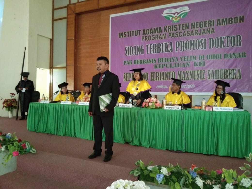 Sahureka ! Menambah Jumlah Doktor di IAKN AMBON