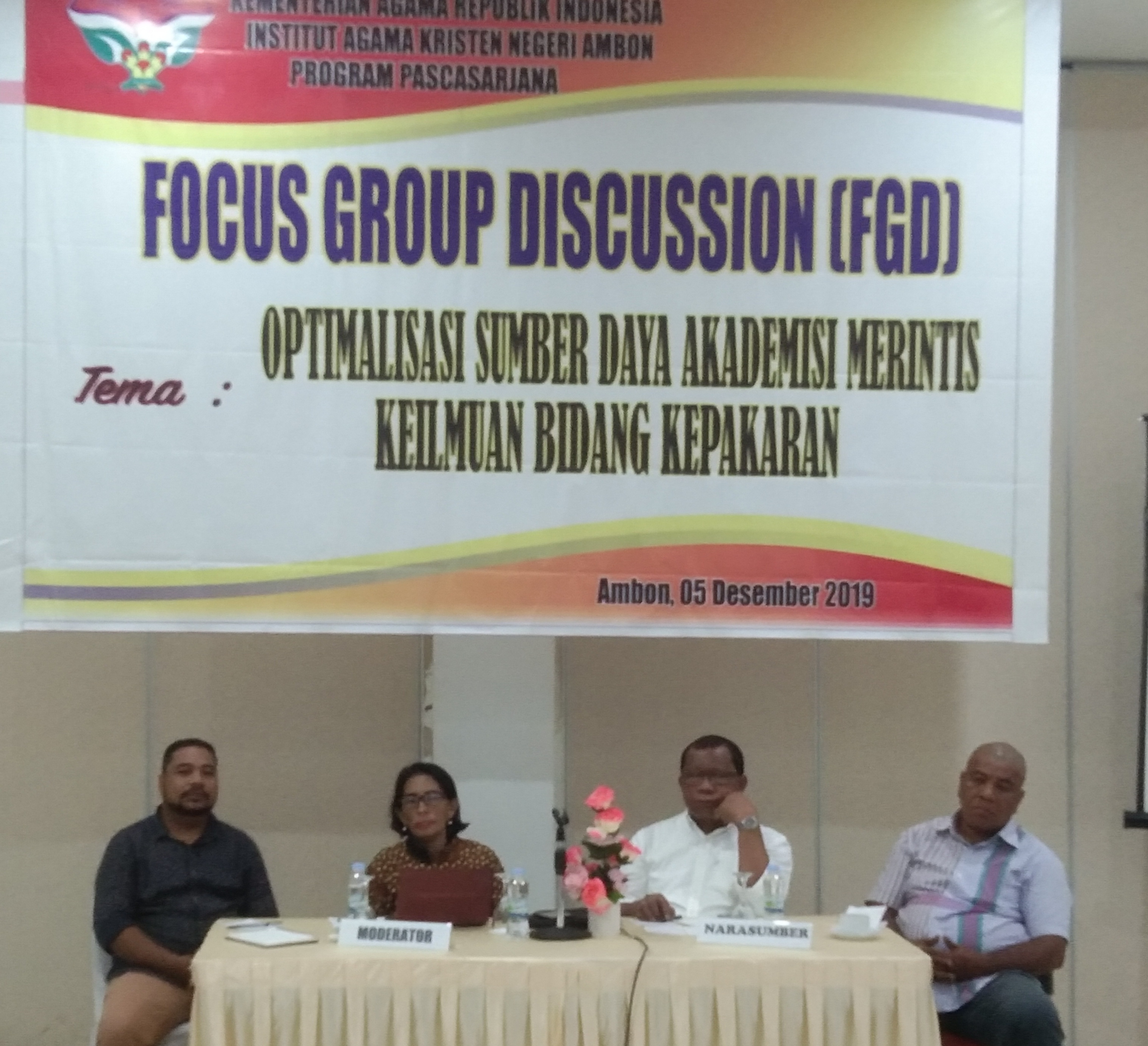 FGD Optimalisasi Sumber Daya Akademisi Merintis Keilmuan Bidang Kepakaran
