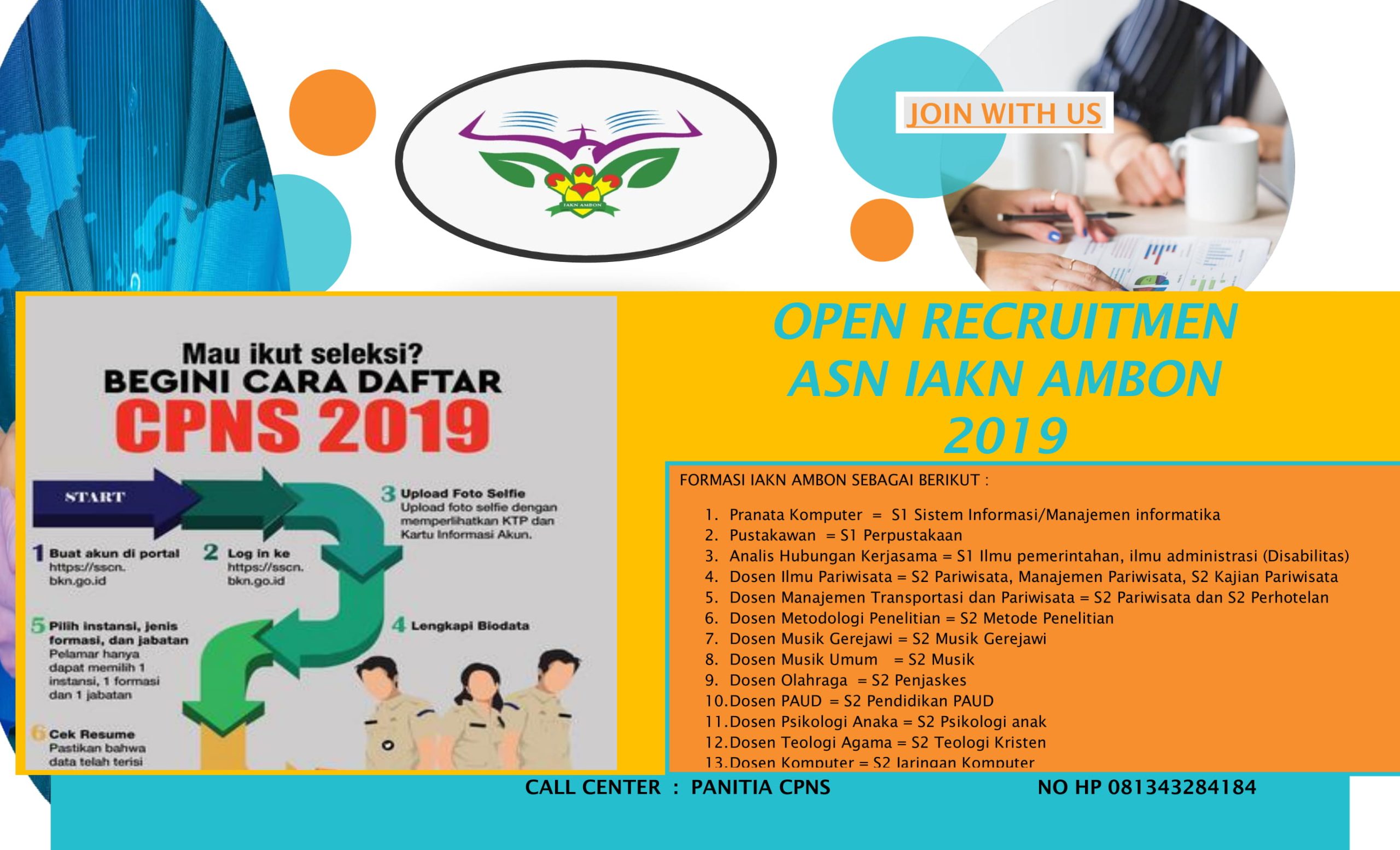 Ayo Bergabunglah bersama kami di IAKN Ambon