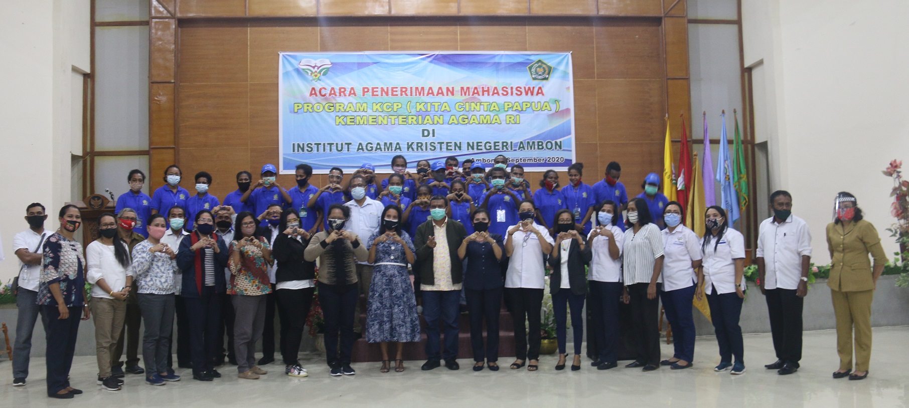IAKN Ambon menerima Mahasiswa Program KCP ( Kita Cinta Papua)