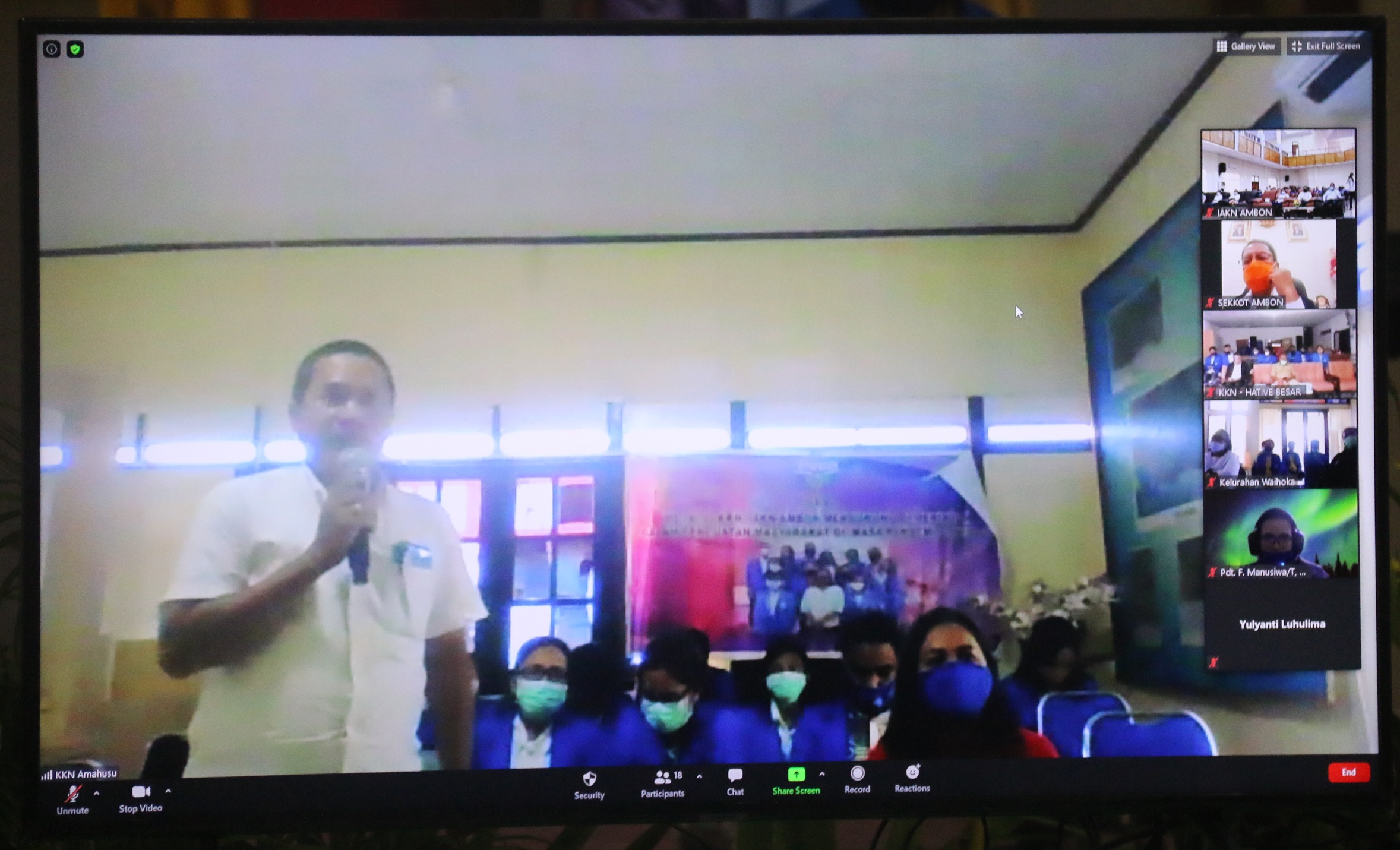 3 minggu Untuk Masyarakat, mahasiswa KKN IAKN Ambon kembali ke Kampus