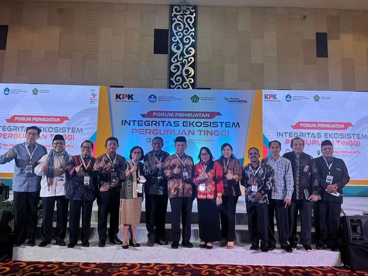 Rektor dan WR II IAKN Ambon menghadiri Forum Penguatan Integritas Ekosistem Perguruan Tinggi