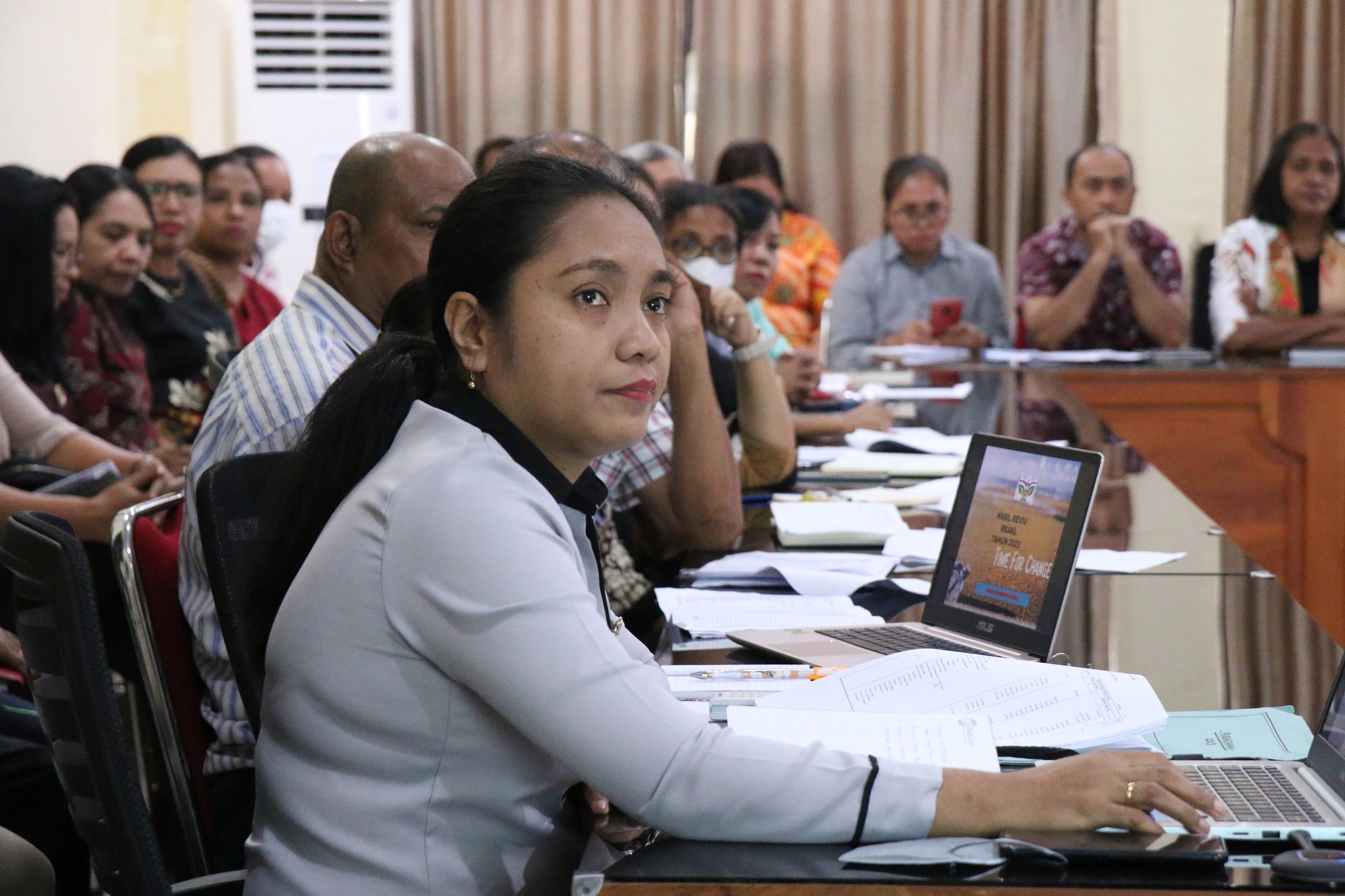 Optimalisasi penyerapan DIPA tahun 2023, IAKN Ambon menggelar bedah RKA-KL TA. 2023