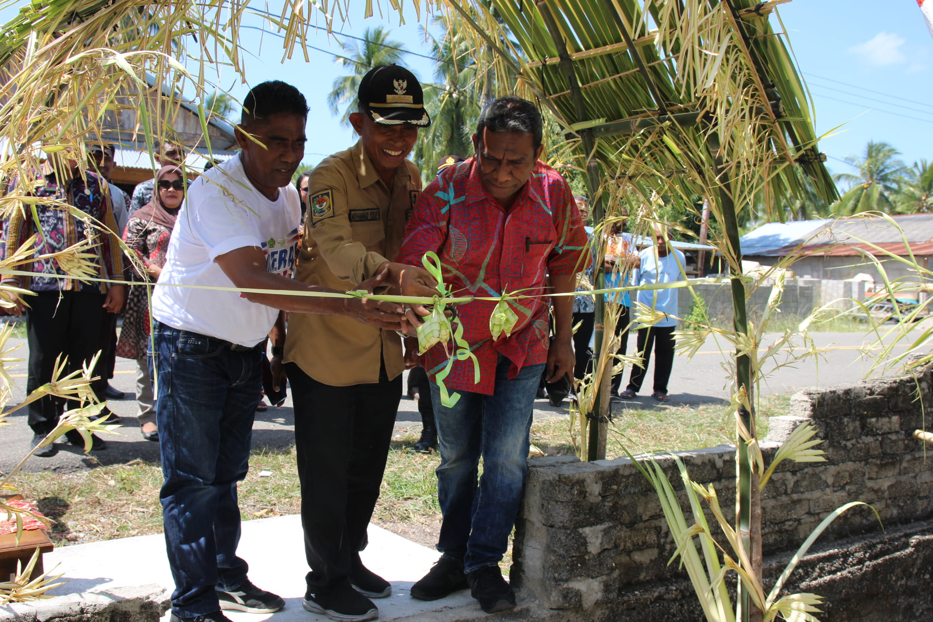 Tugu Moderasi Beragama Desa Labuan Maluku Tengah, Diresmikan