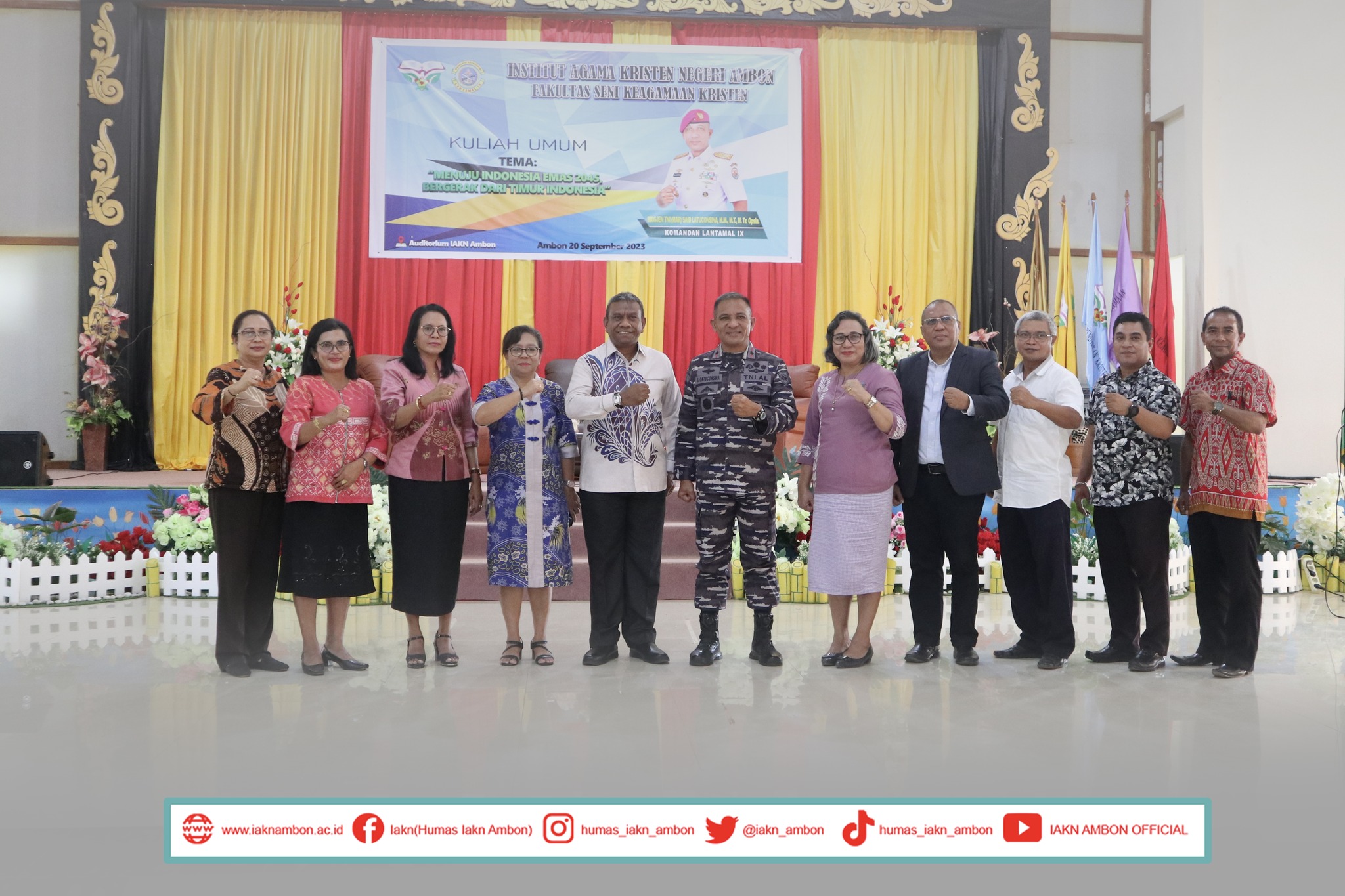 Kuliah Umum Fakultas Seni Keagamaan Kristen IAKN Ambon: