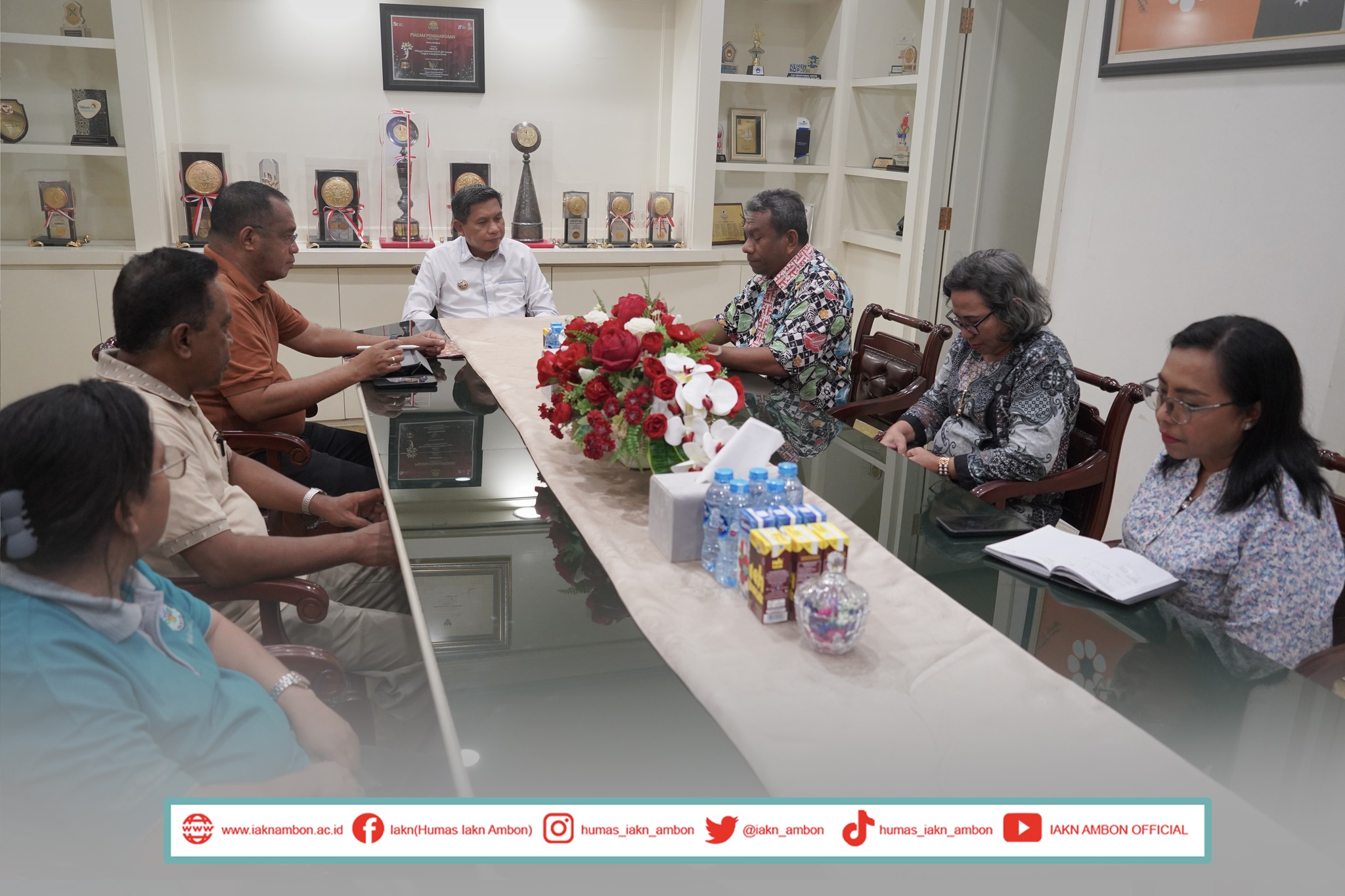 Rektor IAKN Ambon Audiensi dengan Penjabat Walikota Ambon untuk Program Moderasi Beragama dan Pembangunan SDM