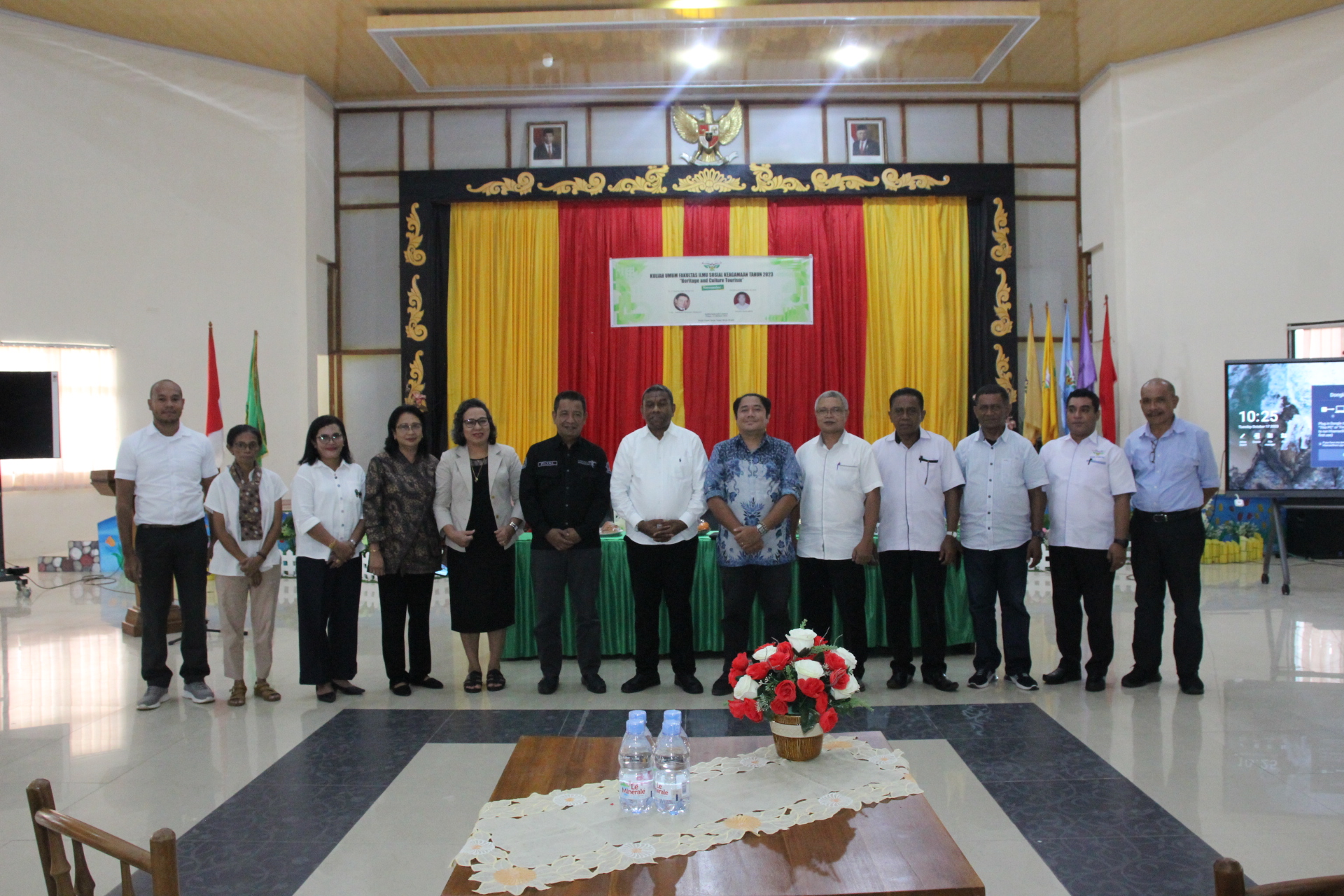 Rektor IAKN Ambon Buka Kuliah Umum FISK dengan Tema "Heritage and Culture Tourism"