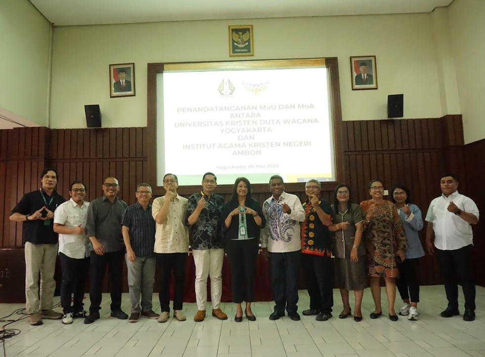 Perkuat Implementasi Tri Dharma Perguruan Tinggi, IAKN Ambon jalin kerjasama dengan UKDW Yogyakarta