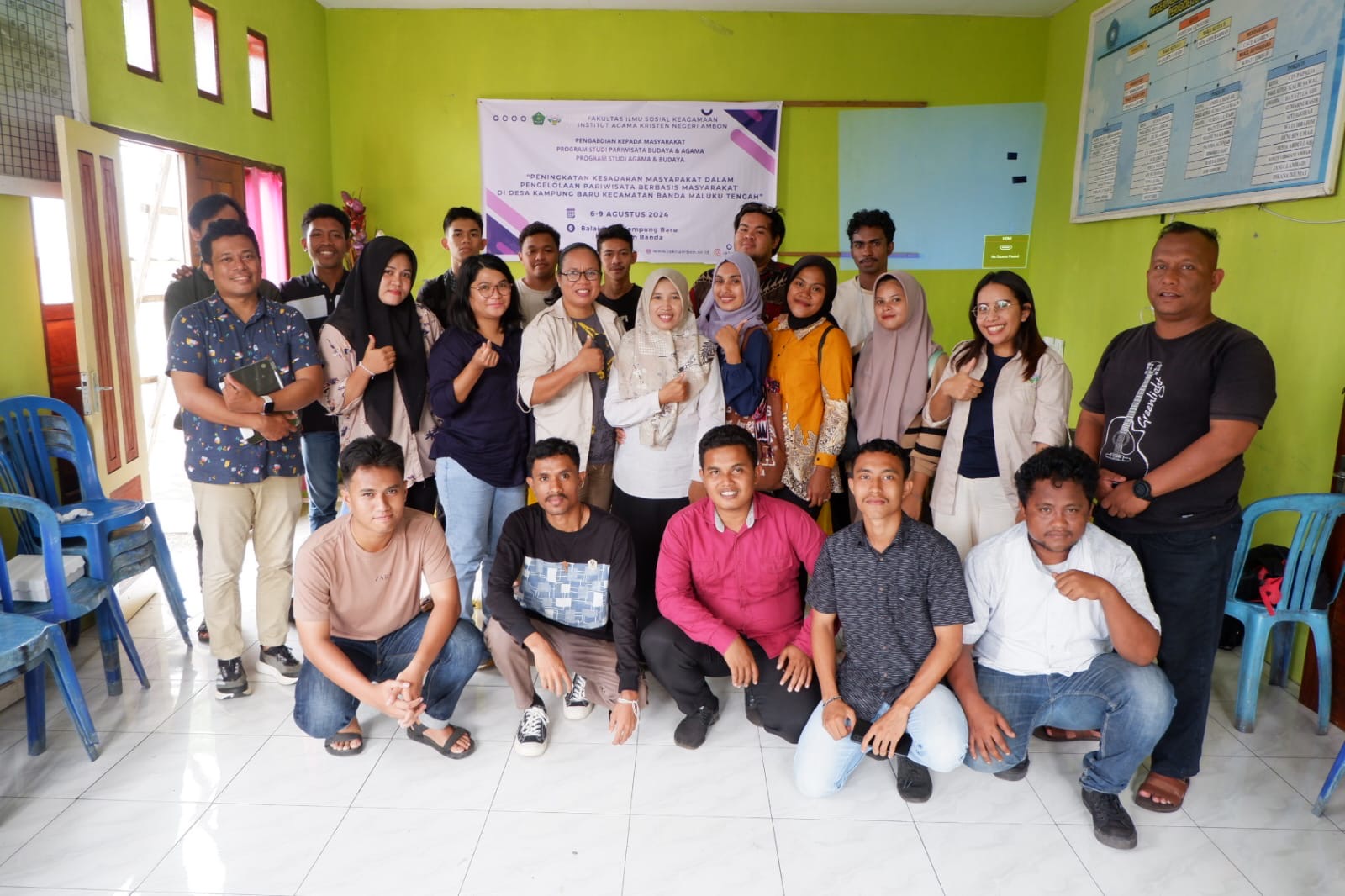 Pengabdian Kepada Masyarakat Prodi Pariwisata & Agama Budaya FISK IAKN Ambon di Negeri Kampung Baru Kecamatan Banda Kabupaten Maluku Tengah