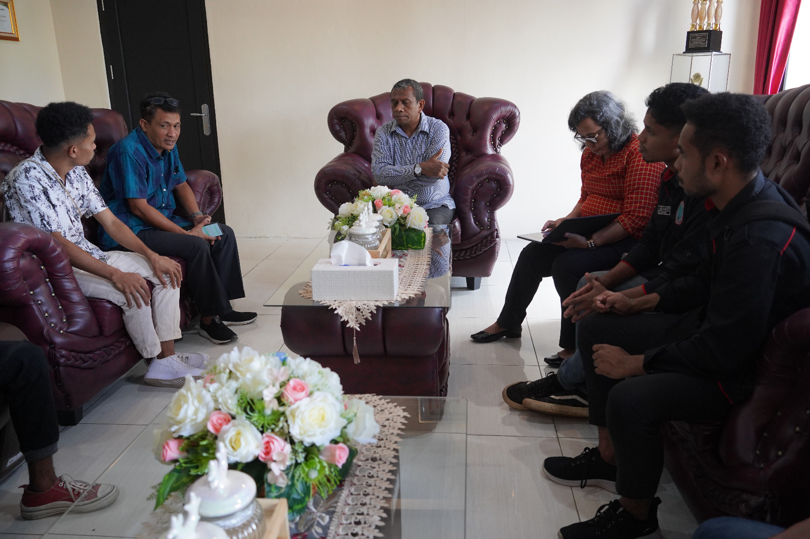 Pimpinan IAKN Ambon Terima Kunjungan Gema Penu Setara, Bahas Kuota Beasiswa KIP Kuliah