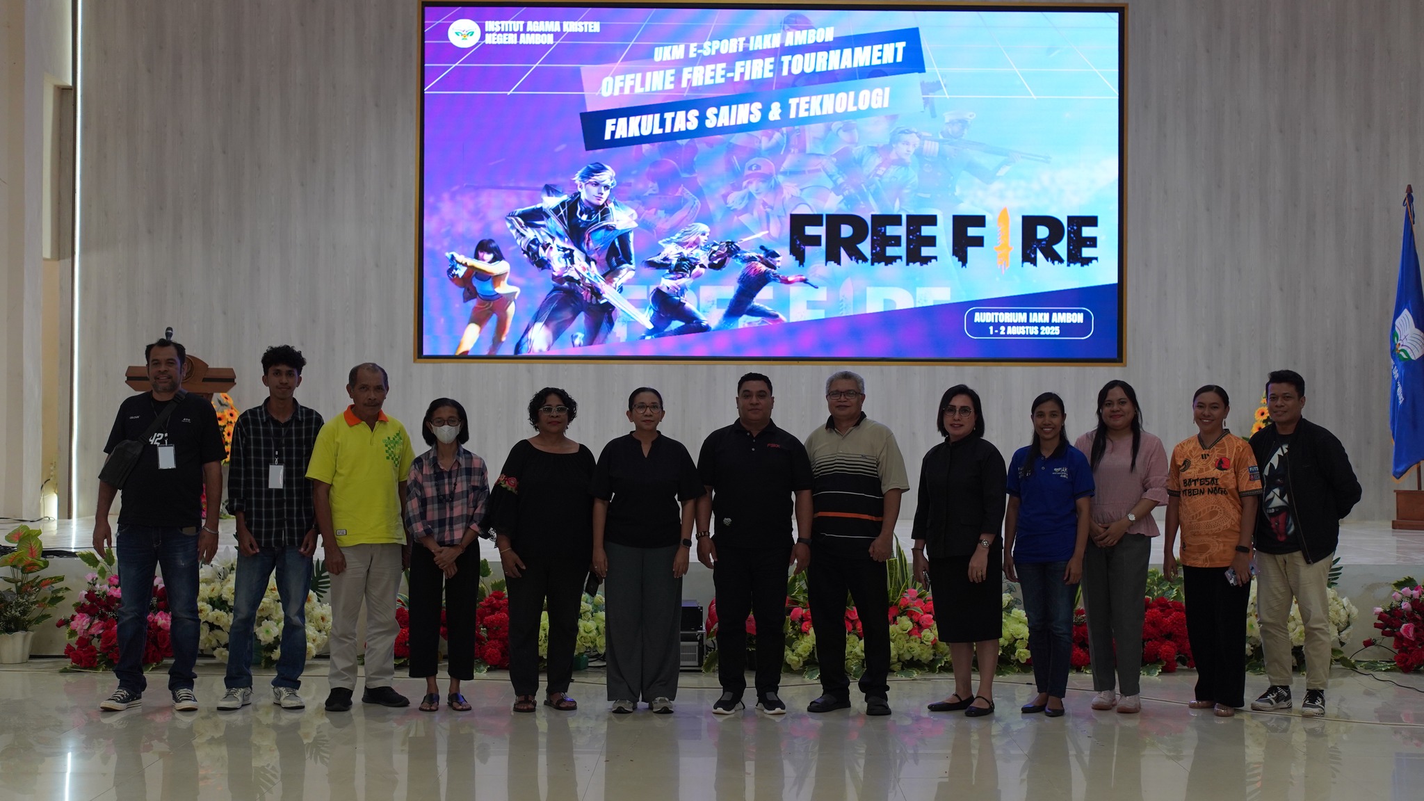 Pengembangan Akademik melalui jalur minat bakat; UKM Esport IAKN Ambon laksanakan Offline Free Fire Tournament.