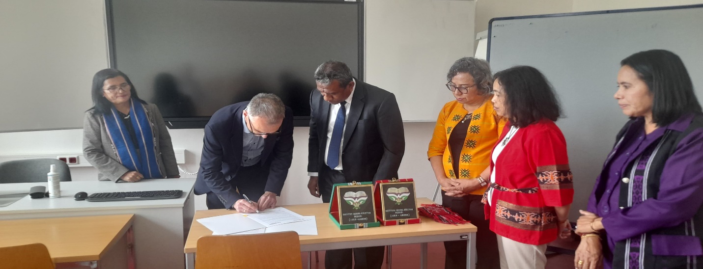 IAKN Ambon Gandeng Faculty of Education TU Dresden-Jerman  Meningkatkan Mutu Tri Dharma Perguruan Tinggi