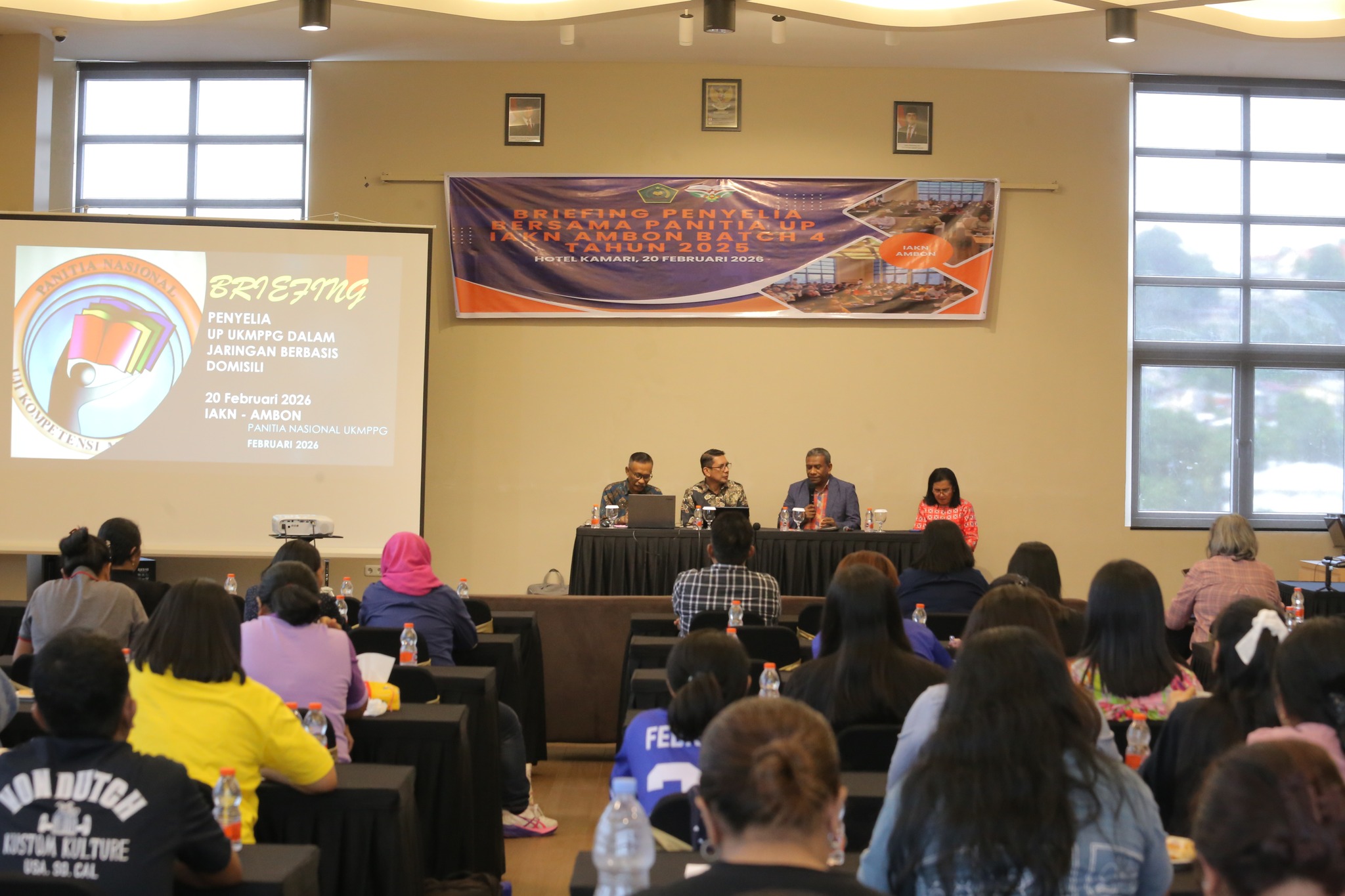 Persiapan Maksimal Jelang UP UKMPPG Batch IV 2025, panitia melaksanakan kegiatan briefing penyelia bersama pengawas